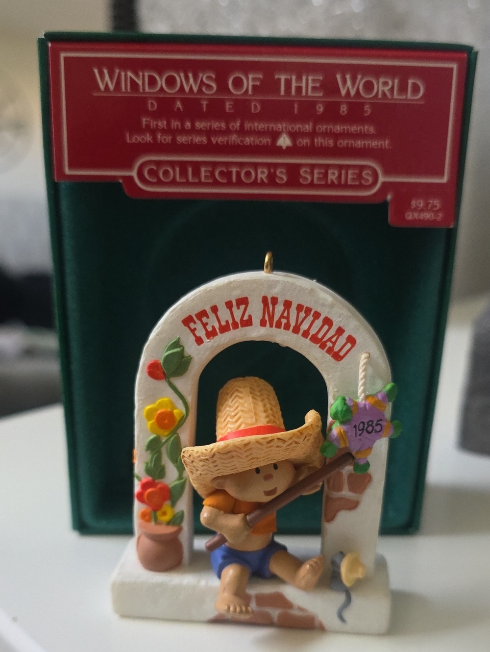 Collector's Ornament - Green Box with Multicolor Ornament